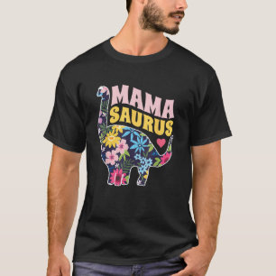 Camiseta Mamá familia de dinosaurios coincidiendo con el Dí