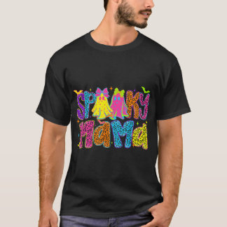Camiseta Mamá Fantasma Espeluznante Halloween Mamá Espeluzn