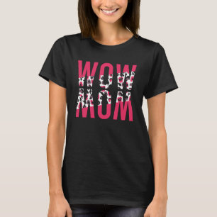 Camiseta MAMÁ Feliz Día de la Madre Corto Floral para mujer