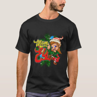 Camiseta Mamá Fiesta De Familia Que Coincide Con Pajama Mom
