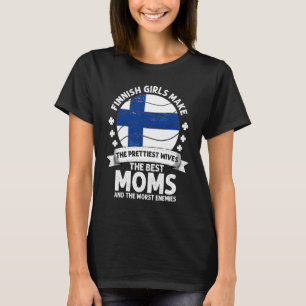 Camiseta Mamá finlandesa día de las madres mamá finlandés a