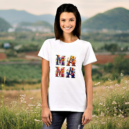 Camiseta MAMA Floral