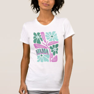 Camiseta Mamá Floral Caprichosa