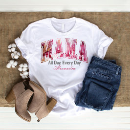 Camiseta Mamá floral todo el día todos los días mamá person