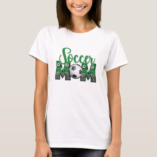 Camiseta mamá futbolera (Anverso)