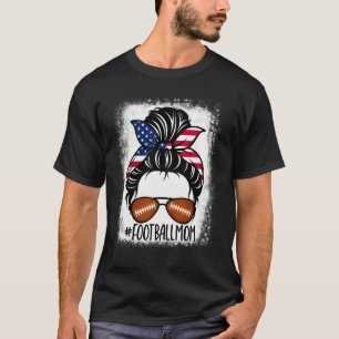 Camiseta Mamá futbolera vive con la bandera de Estados Unid