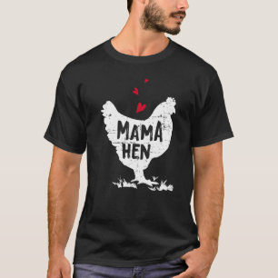 Camiseta Mama Gallina Granjera de Pollos Gallina Mama