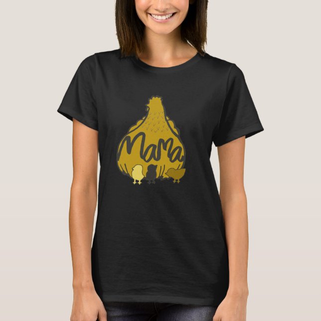 Camiseta Mamá Gallina  Mamá Pollo (Anverso)