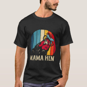 Camiseta Mamá Gallina Vintage Pollo Mamá Divertida Granja G