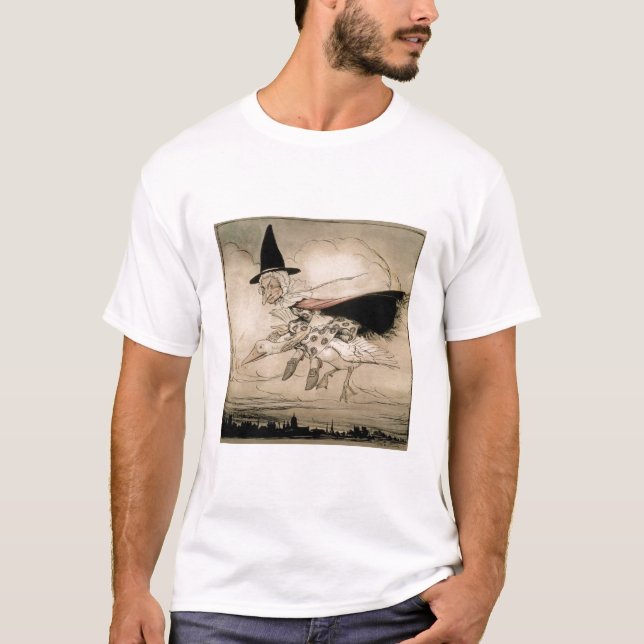 Camiseta Mamá ganso, frontispiece de la 'mamá ganso el Ol (Anverso)