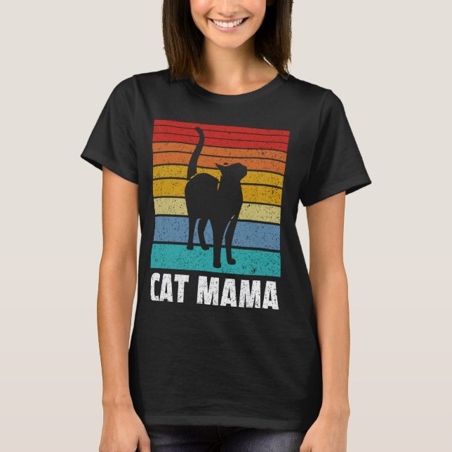 Camiseta Mamá Gata (Anverso)