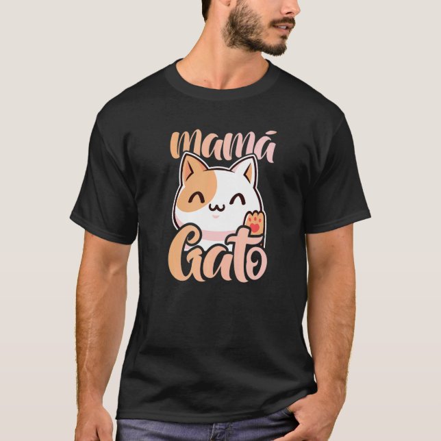 Camiseta Mamá gata Cat Mom (Anverso)