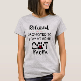 Camiseta Mamá Gata Divertida Gata con Corazón Jubilación 20