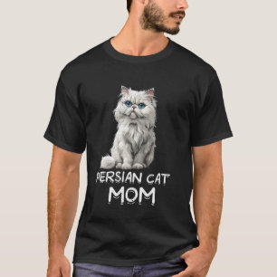 Camiseta Mamá Gata GATA PERSA MAMÁ Amantes de Gatos Gato Pe