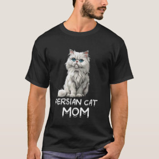 Camiseta Mamá Gata GATA PERSA MAMÁ Amantes de Gatos Gato Pe
