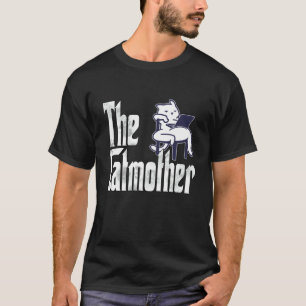 Camiseta Mamá Gata Gatamama Loca Perezosa Madre Gata Gatita