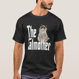 Camiseta Mamá Gata La Gatamadrastra Loca Madre Gata Mamá Ga