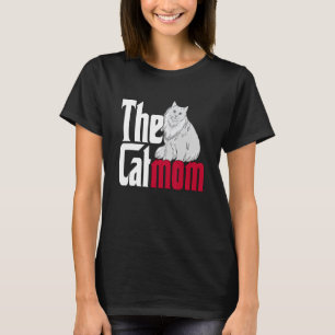 Camiseta Mamá Gata La Gatamadrastra Loca Madre Gata Mamá Ga