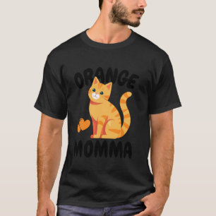 Camiseta Mamá Gata Naranja Lindo Gato Pelirrojo Amante, Gat