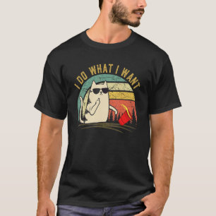 Camiseta Mamá Gata Para Mujeres Chicas Hago Lo Que Quiero
