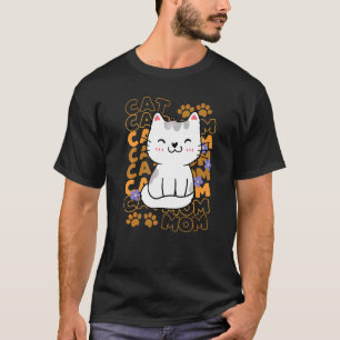 Camiseta Mamá Gato Gato Lindo Patas Gatito Adopción Perfect