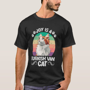 Camiseta Mamá Gato JOY ES UNA GATA VAN TURCA Dueña Vintage