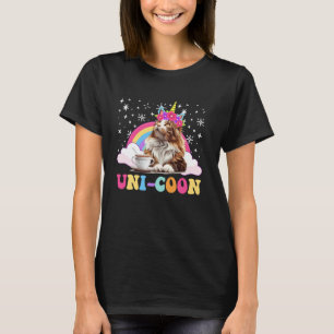 Camiseta Mamá Gato Maine Coon UNI-COON Divertida Mamá Main