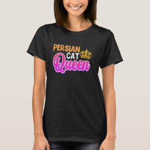 Camiseta Mamá Gato REINA GATO PERSA Amante de los Gatos Per