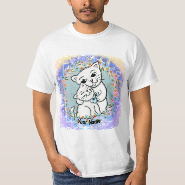 Camiseta Mamá Gato y Gatito  (Anverso)
