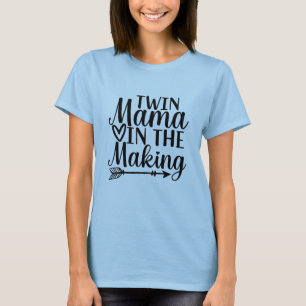 Camiseta Mamá gemela a ser