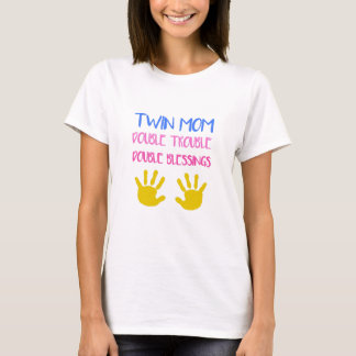 Camiseta Mamá gemela | Doble regalo del Día del Amor de la