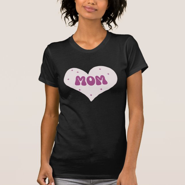 Camiseta Mamá Gift Heart (Anverso)