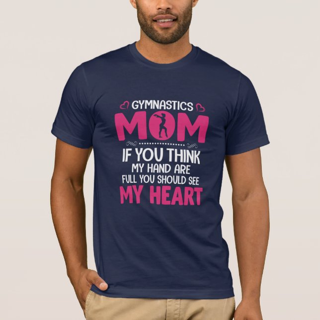 Camiseta Mamá Gimnasia de arte (Anverso)