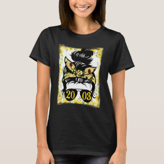Camiseta Mamá Girasol Nacida En 2003 Cumpleaños Mujer Jardi