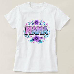 Camiseta Mama Glitter Sparkle - Regalo del Día de 