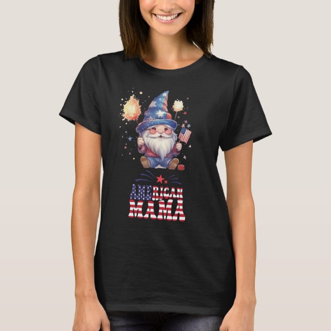 Camiseta Mama Gnome americano (Anverso)