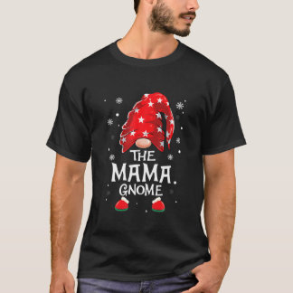 Camiseta Mama Gnome Búfalo Jugó Navidades familiares coinci