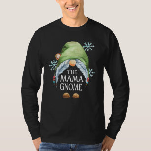 Camiseta Mama Gnomos Cuadros de Búfalo Familia Combinada Na