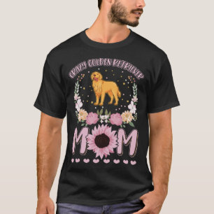 Camiseta Mamá Golden Retriever loca chica Golden Retriever