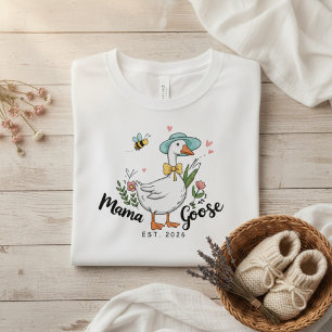 Camiseta Mama Goose Est Cute Estética Femenina