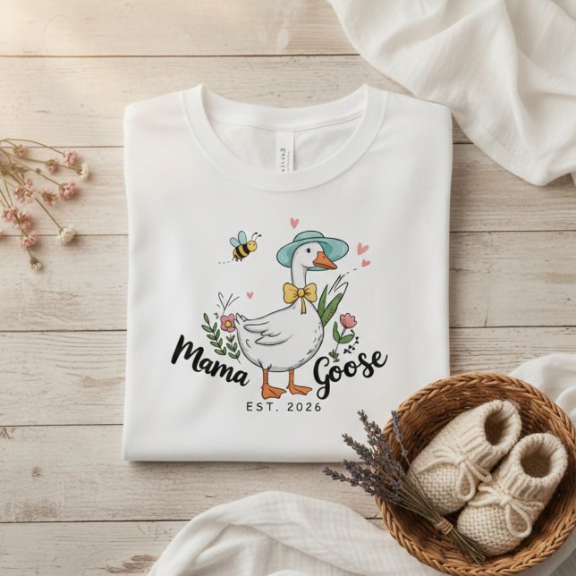 Camiseta Mama Goose Est Cute Estética Femenina (Subido por el creador)