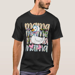 Camiseta Mama Goose Funny Silly Goose Mom Humor Da de la ma
