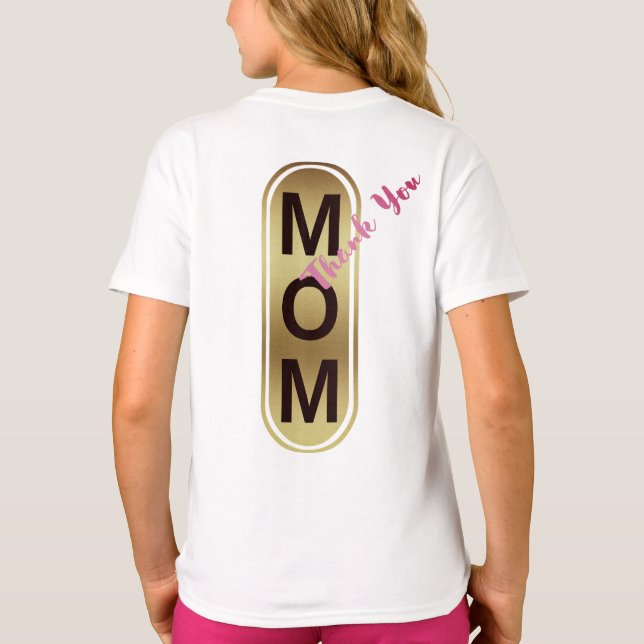 Camiseta Mamá, ¡Gracias! (Reverso)