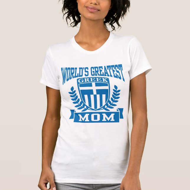 Camiseta Mamá griega (Anverso)