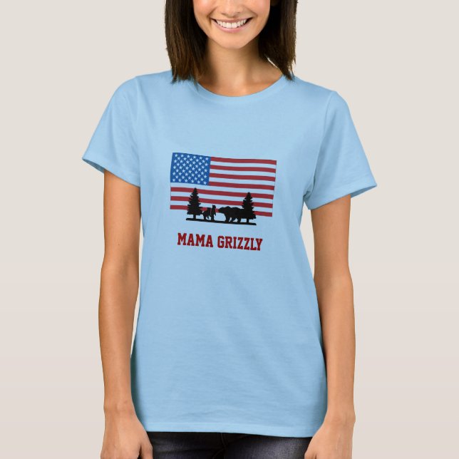 Camiseta Mamá Grizzly (Anverso)