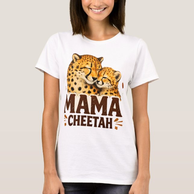 Camiseta Mamá Guepardo (Anverso)