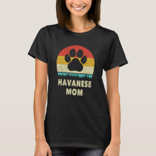 Camiseta Mamá Habanesa Viñeta Perro Para Mujeres Perro