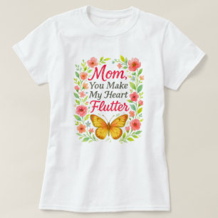 Camiseta Mamá, haces blanco a mi flautista del corazón