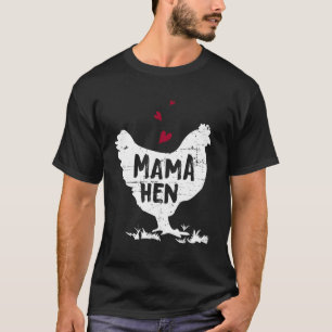 Camiseta Mama Hen Chicken Funny Farmer Hen Chicken Mama Gif