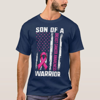 Camiseta Mamá Hijo De Un Guerrero Bandera De Estados Unidos